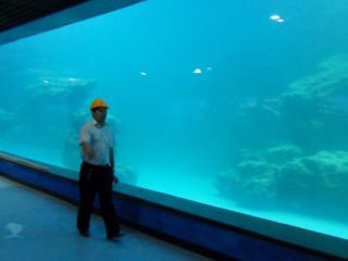 Akvaryum, oceanarium için dökme duvar UV akrilik panel